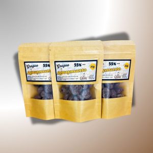 Aguaymantos deshidratados bañados en chocolate al 55%