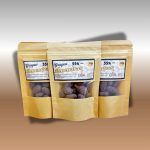 Almendras tostadas bañadas en chocolate al 55%