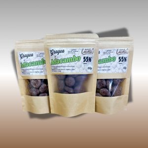 Macambo deshidratado bañado en chocolate al 55%