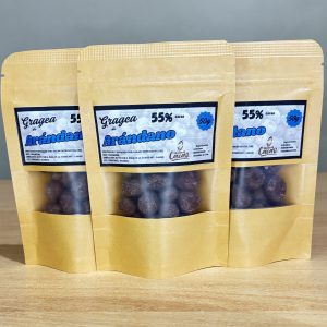 Deliciosos arándanos deshidratados, bañados en chocolate al 55%